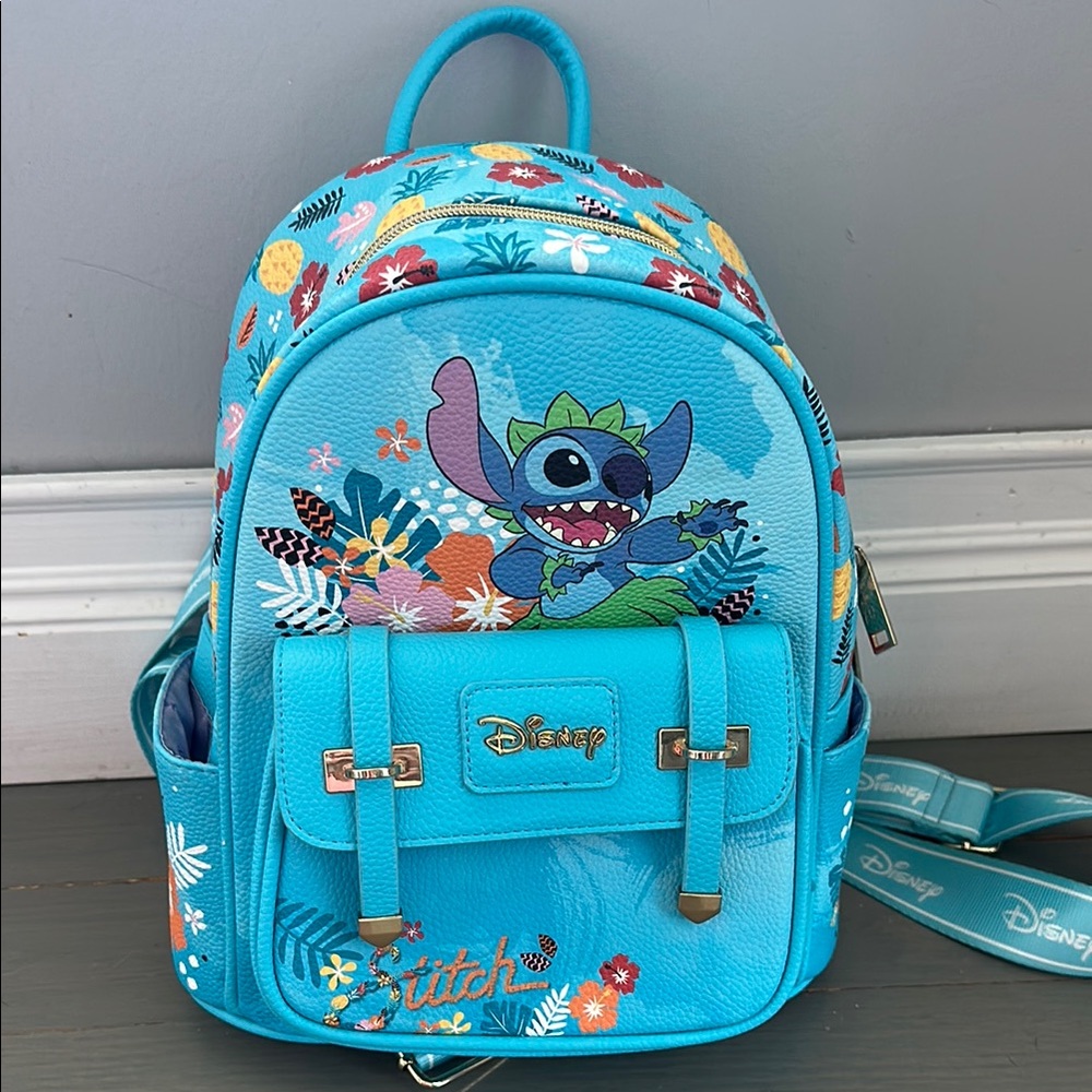 Disney Blue Stitch Mini Backpack Accessories